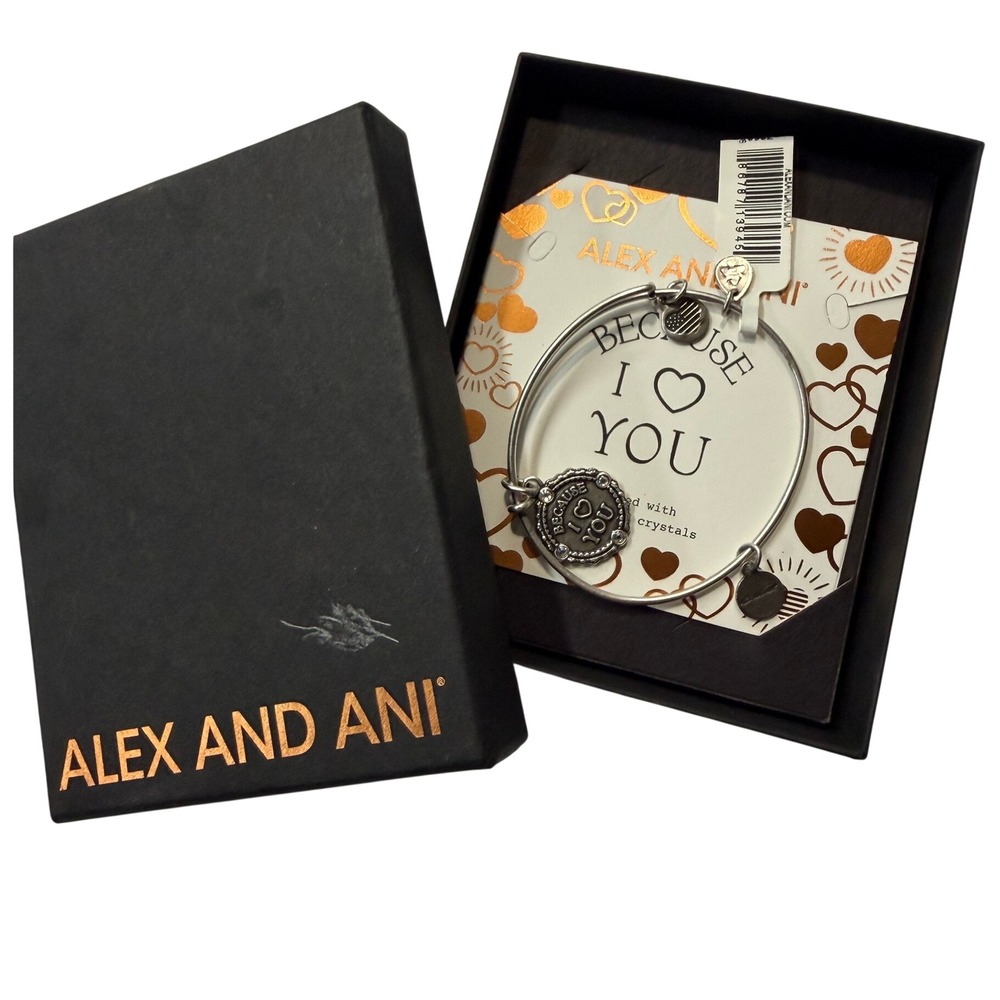 Alex and Ani Because I Love You III Bangle Bracelet